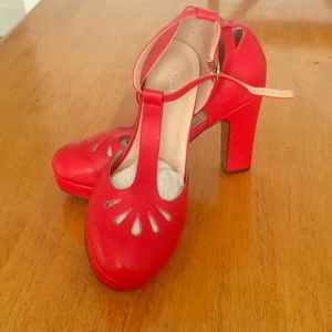 Red high heels